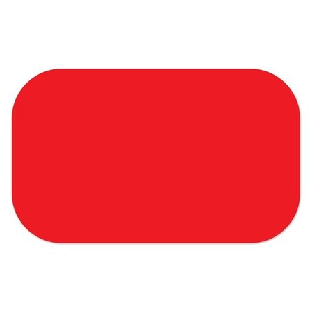 Ergomat 2inx4in DuraStripe Mean Lean Rounded Strip Red, 100PK DSML-STRIP-2x4R-R-KIT